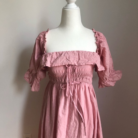 Shirred Midi Dress - Picture 7 of 10